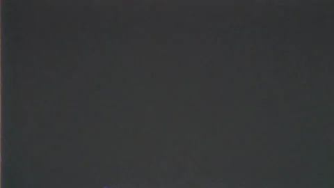Retro VHS Static Noise Glitch Effect on Black Screen Background Stock Footage 335614296