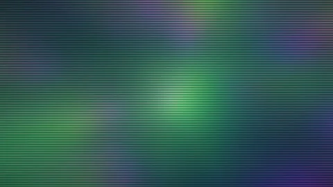 Retro VHS tape lines effect on green, pink, violet defocused lights background Vídeo Stock 320499288