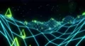 Retro video game 3d landscape vector arcade wireframe terrain 4k 4k or 4k+ Resolution