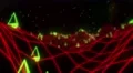 Retro video game 3d landscape vector arcade wireframe terrain 4k 4k or 4k+ Resolution