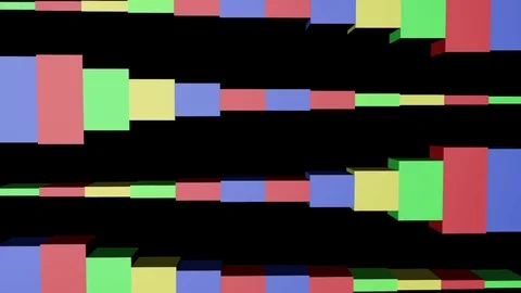 Retro Video Game Equalizer (Slower) Stock Footage 74630712