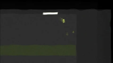 Retro video game screen with a paddle and a ball on a black background Stock Footage 335441792