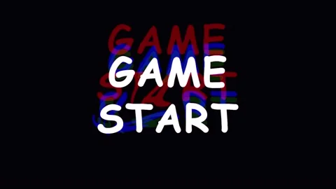 Retro video game text animation with glitch effects and cinematic motion in.. 스톡 동영상 344283557