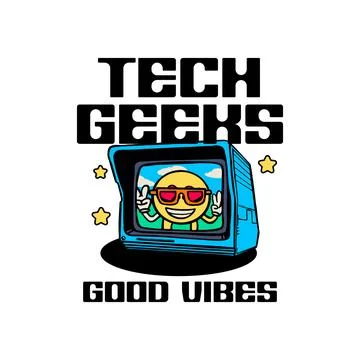 Retro video games logo. Vector illustration of retro video game icon. tech .. Stock Illustration