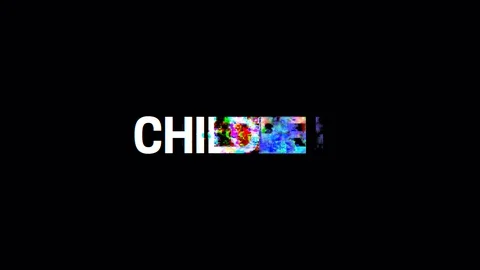 Retro videogame CHILDREN text computer old tv glitch interference noise screen Stock Footage 103042723
