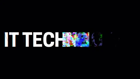 Retro videogame IT TECHNOLOGY text computer old tv glitch interference noise Stock Footage 103045626
