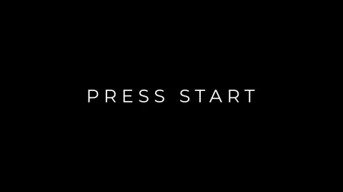 Retro videogame press start. Stock Footage 265772873