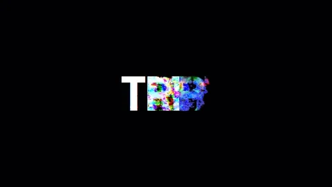 Retro videogame TRIP text computer old tv glitch interference noise screen Stock Footage 103049484