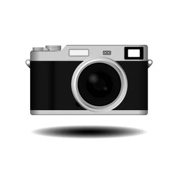Retro vintage camera Stock Illustration