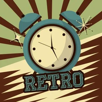 Retro vintage device Illustrazione stock