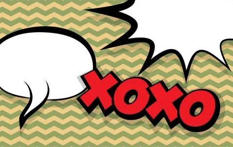 Retro vintage empty speech bubble Illustrazione stock