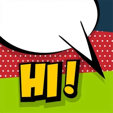 Retro vintage empty speech bubble Stock Illustration