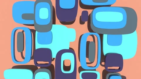 Retro vintage Shape Background pattern Illustration Stock Footage 140973500
