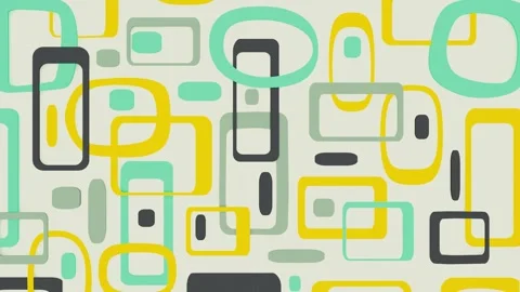 Retro vintage Shape Background pattern Illustration Stock Footage 140973528
