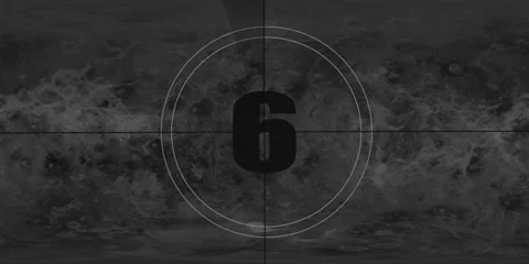 Retro vintage style countdown animated video . Film leader countdown, Old m.. Stock Footage 296623853