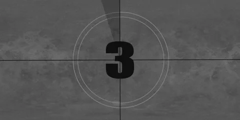 Retro vintage style countdown animated video . Top five countdown, neon lig.. Stock Footage 296623867
