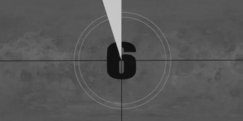 Retro vintage style countdown animated video . Top 10 countdown, Flicker nu.. Stock Footage 296623875