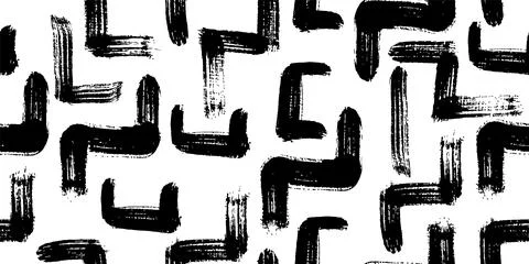 Retro vintage vector pattern with collage style and seamless wallpaper design Stock Illustration