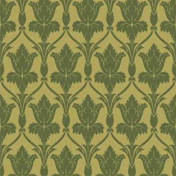Retro wallpaper seamless Stock Illustration