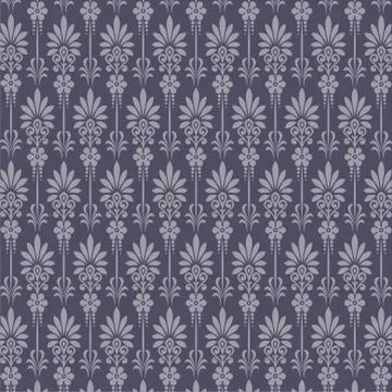 Retro wallpaper seamless Stock Illustration
