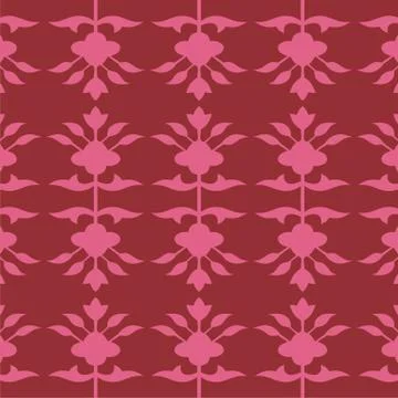 Retro wallpaper seamless Stock Illustration