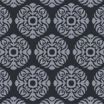 Retro wallpaper seamless Stock Illustration
