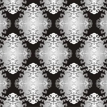 Retro wallpaper seamless Stock Illustration