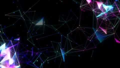 Retro wave. Animated digital background. Place for text. Seamless loop. Stock Footage 100113191