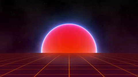 Retro Wave Background 03 Vídeos de archivo 171234882