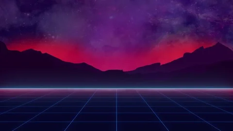 Retro Wave Background 05 Stockbeeldmateriaal 171234088