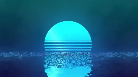 Retro Wave Background 06 Stock-Footage 171234355