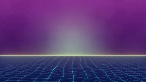 Retro Wave Background 08 動画素材 171234963
