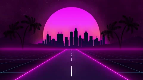 Retro Wave Background 10 Stock-Footage 171233930
