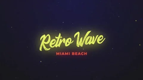 Retro Wave Title 8 Stock After Effects