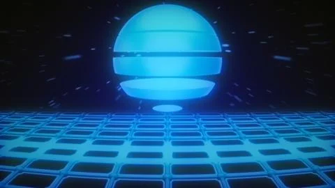 Retro Wave VHS Damage Stylized Illustration Illustrazione stock