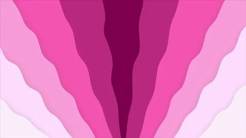 Retro, wavy, groovy, hippie, flat, abstract, cartoon looping sky background, Stock Footage 264286936