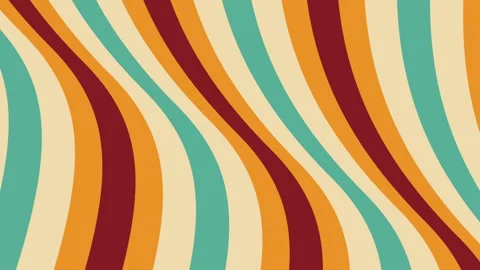 Retro Wavy Lines — Electronic Music Visualizer Loop Stock Footage 328351059