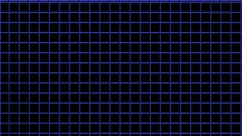 Retro Wavy Neon Blue Grid Synthwave 4K Seamless Loop Video stock 333613175