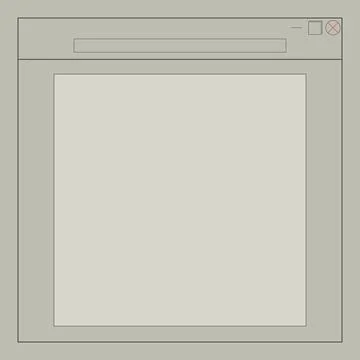 Retro Web Display Stock Illustration