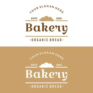 Retro wheat bread logo design template. Badge for bakery, home made bakery,.. Stockillustratie