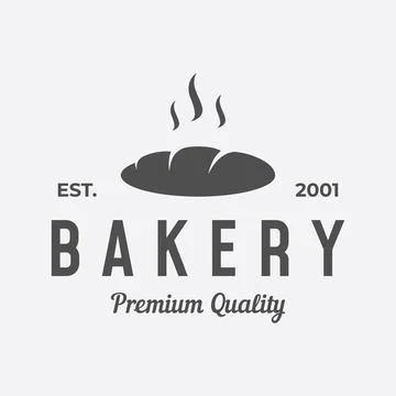Retro wheat bread logo design template. Badge for bakery, home made bakery,.. Stockillustratie