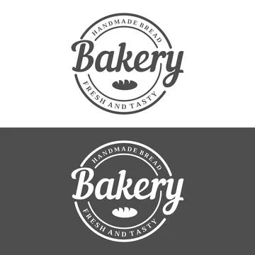 Retro wheat bread logo design template. Badge for bakery, home made bakery,.. Stockillustratie