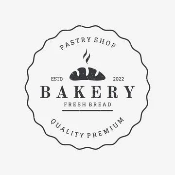 Retro wheat bread logo design template. Badge for bakery, home made bakery,.. Stockillustratie