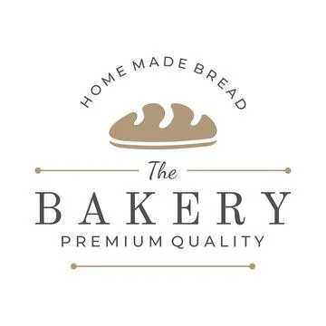 Retro wheat bread logo design template. Badge for bakery, home made bakery,.. Stockillustratie