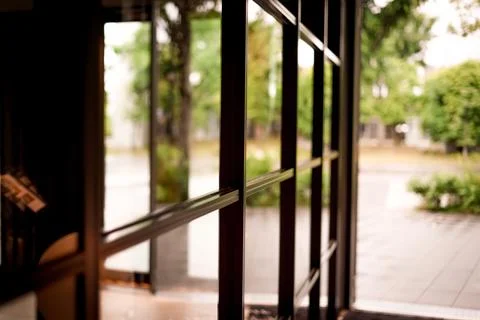 Retro window glass Stock Photos