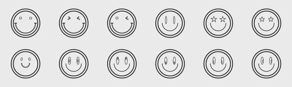 Retrofuturistic y2k geometry design elements collection. Collection of abstract イラスト素材