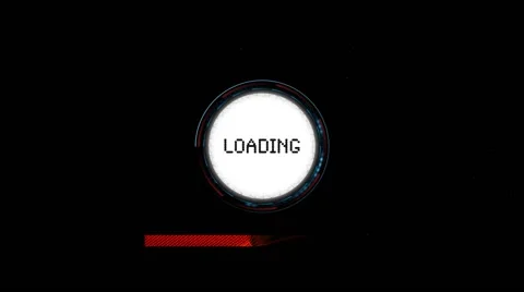 Retro/Modern Loading Screen 库存影片 52974552