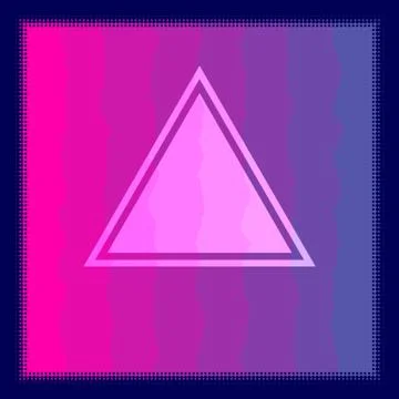 Retrowave Synthwave 80s Abstract Background Stock Illustration