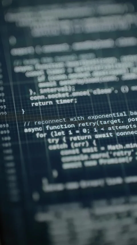 Retry function reconnects with exponential backoff timing Stock Footage 347057999