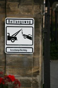 Rettungsweg Stock Photos